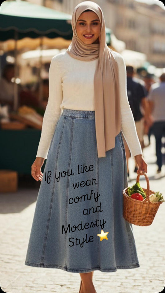 Denim Skirt