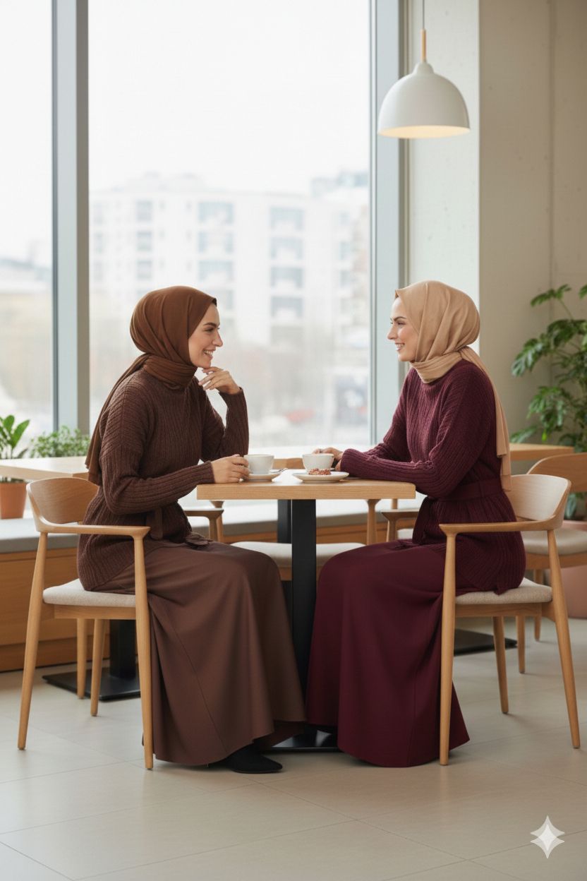 Two-piece knitted set