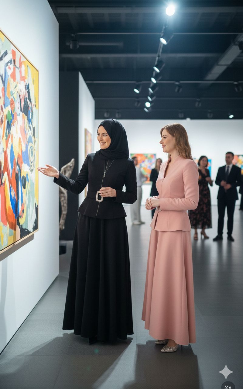 Blossom Collection Chic Two-Piece Rose Pink Set (Top & Skirt)