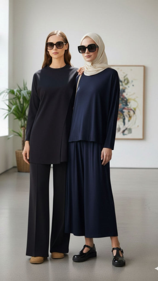 Mervisim Navy Blue Set