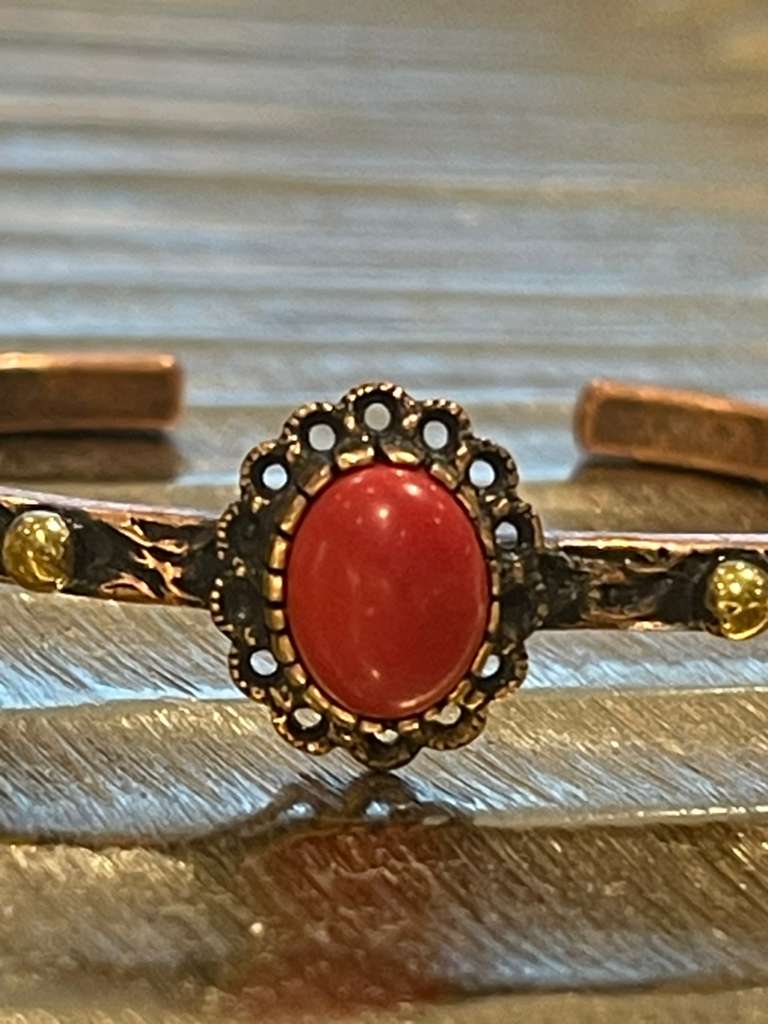 Handmade Copper Bracelet– Adjustable Minimalist Bangle