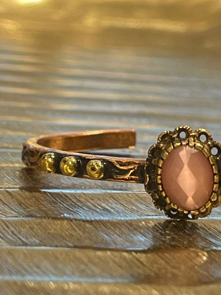 Handmade Copper Bracelet– Adjustable Minimalist Bangle
