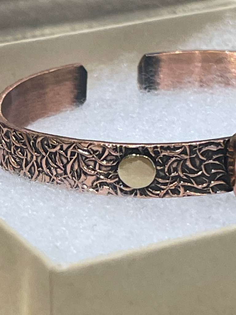 Handmade Copper Bracelet– Adjustable Minimalist Bangle