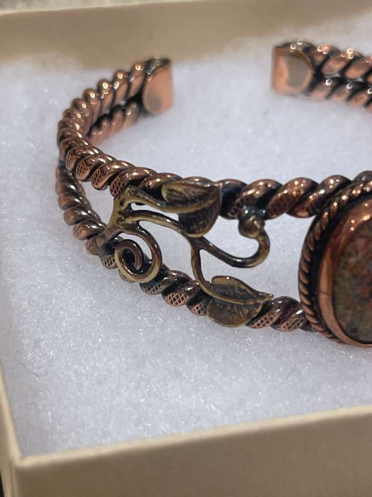 Handmade Copper Bracelet– Adjustable Minimalist Bangle