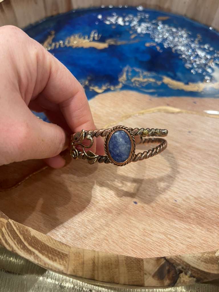 Handmade Copper Bracelet– Adjustable Minimalist Bangle