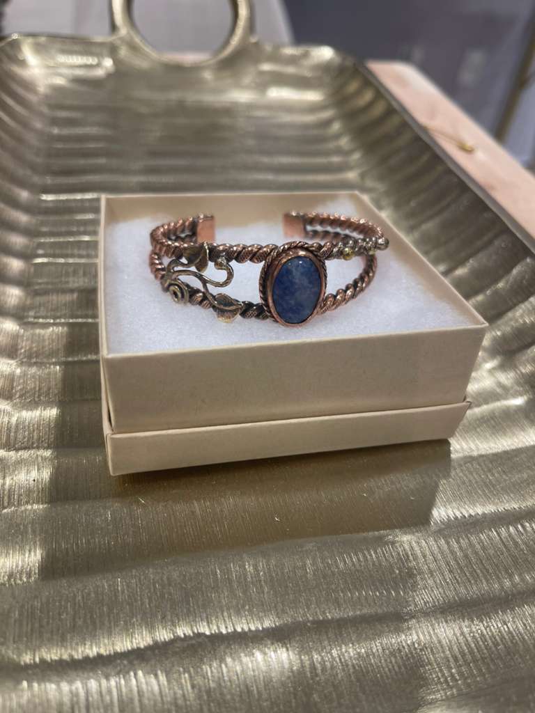 Handmade Copper Bracelet– Adjustable Minimalist Bangle