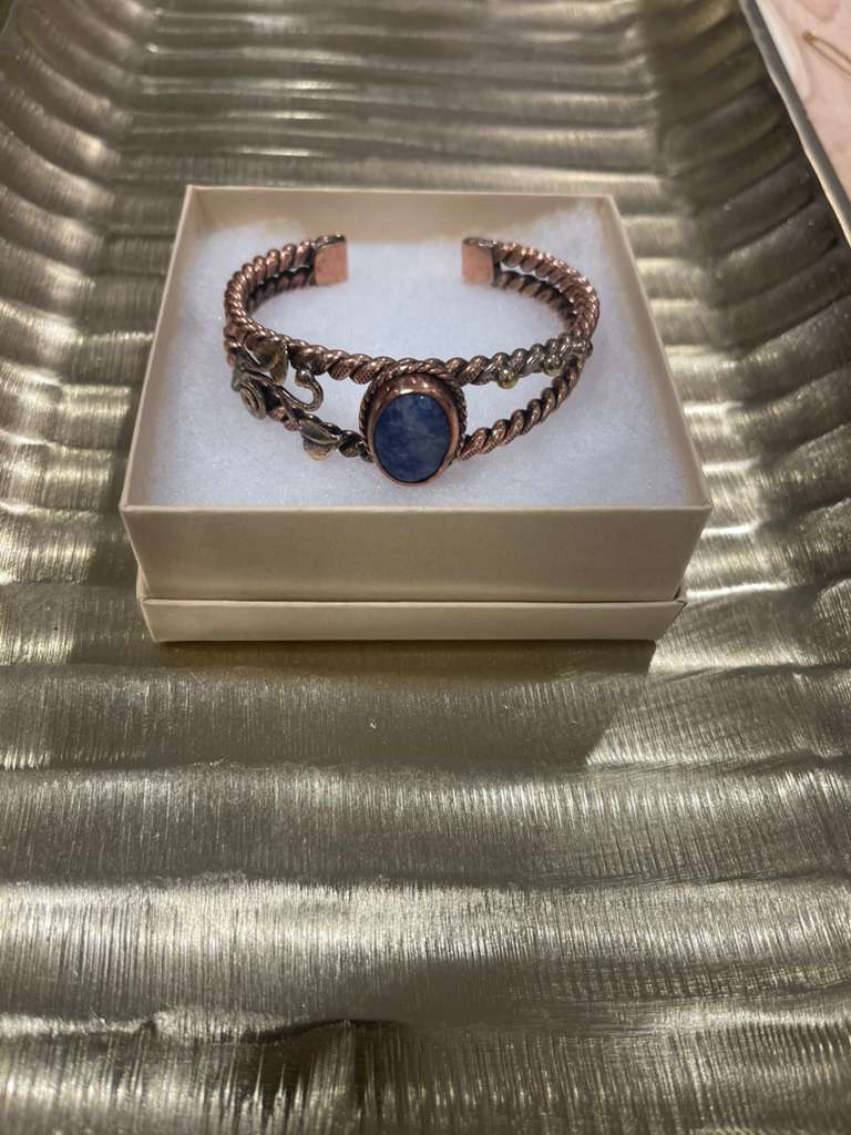 Handmade Copper Bracelet– Adjustable Minimalist Bangle