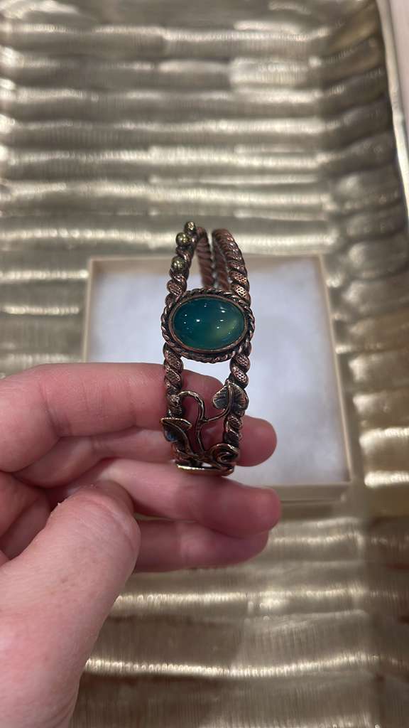 Handmade Copper Bracelet– Adjustable Minimalist Bangle