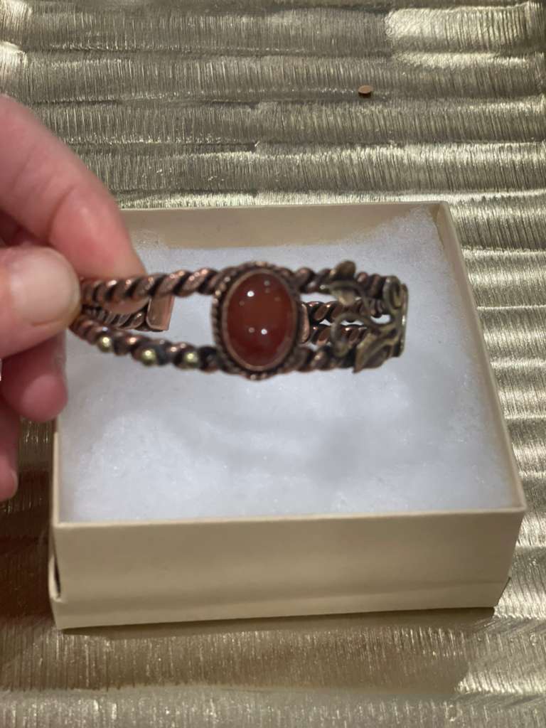 Handmade Copper Bracelet– Adjustable Minimalist Bangle