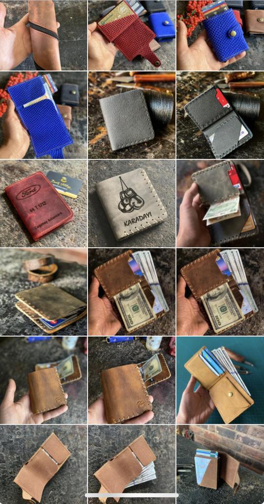 Handmade Personalized Wallet Woman or Man