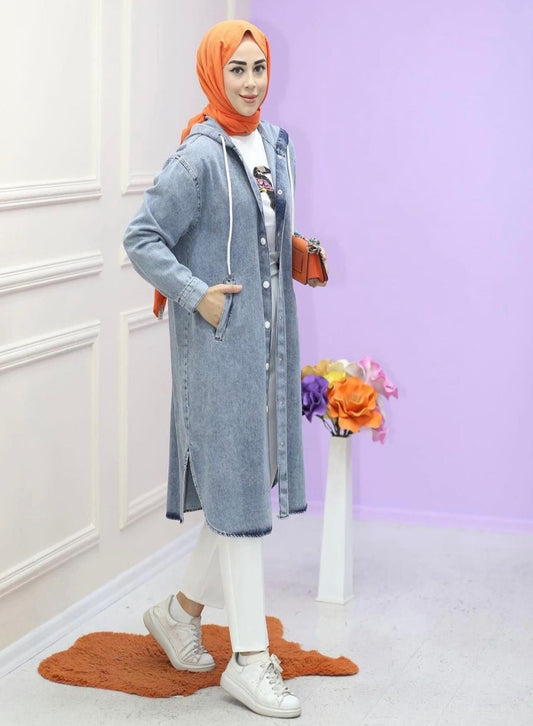 Jeans Trench Coat