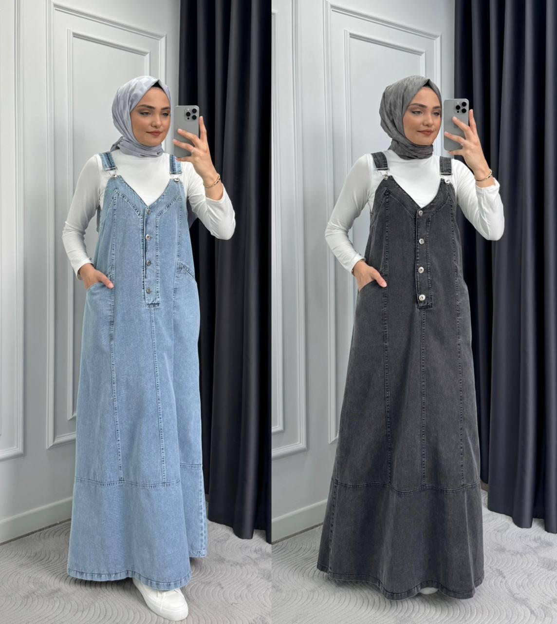 Blossom New Collection Great Quality Blue Denim/Jean Dress