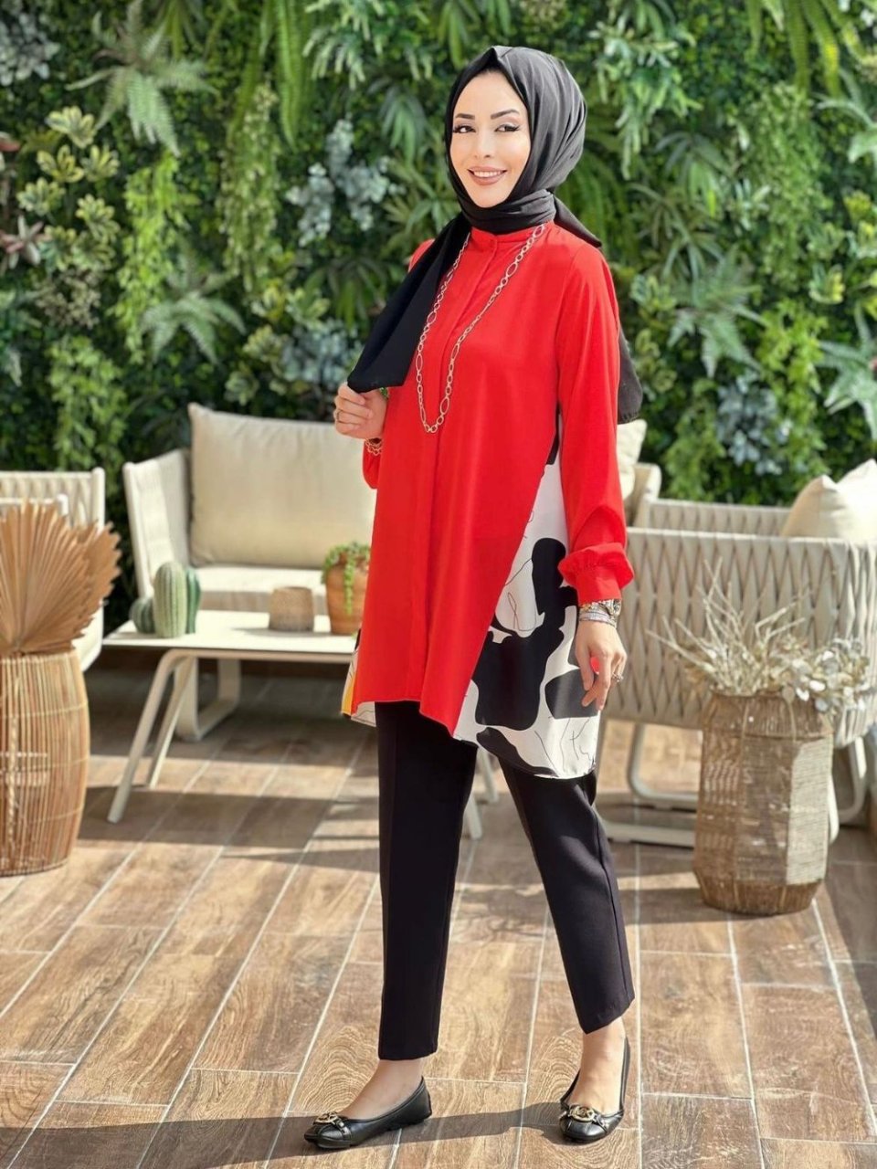 Blossom New Arrival: Stylish/Chic Red Shirt/Tunic