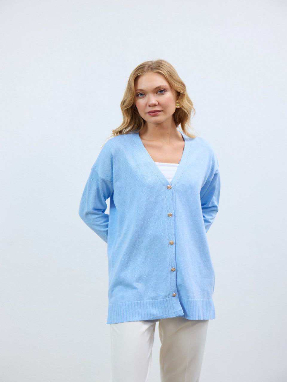 New Collection of Knitwear Plain Color Cardigans