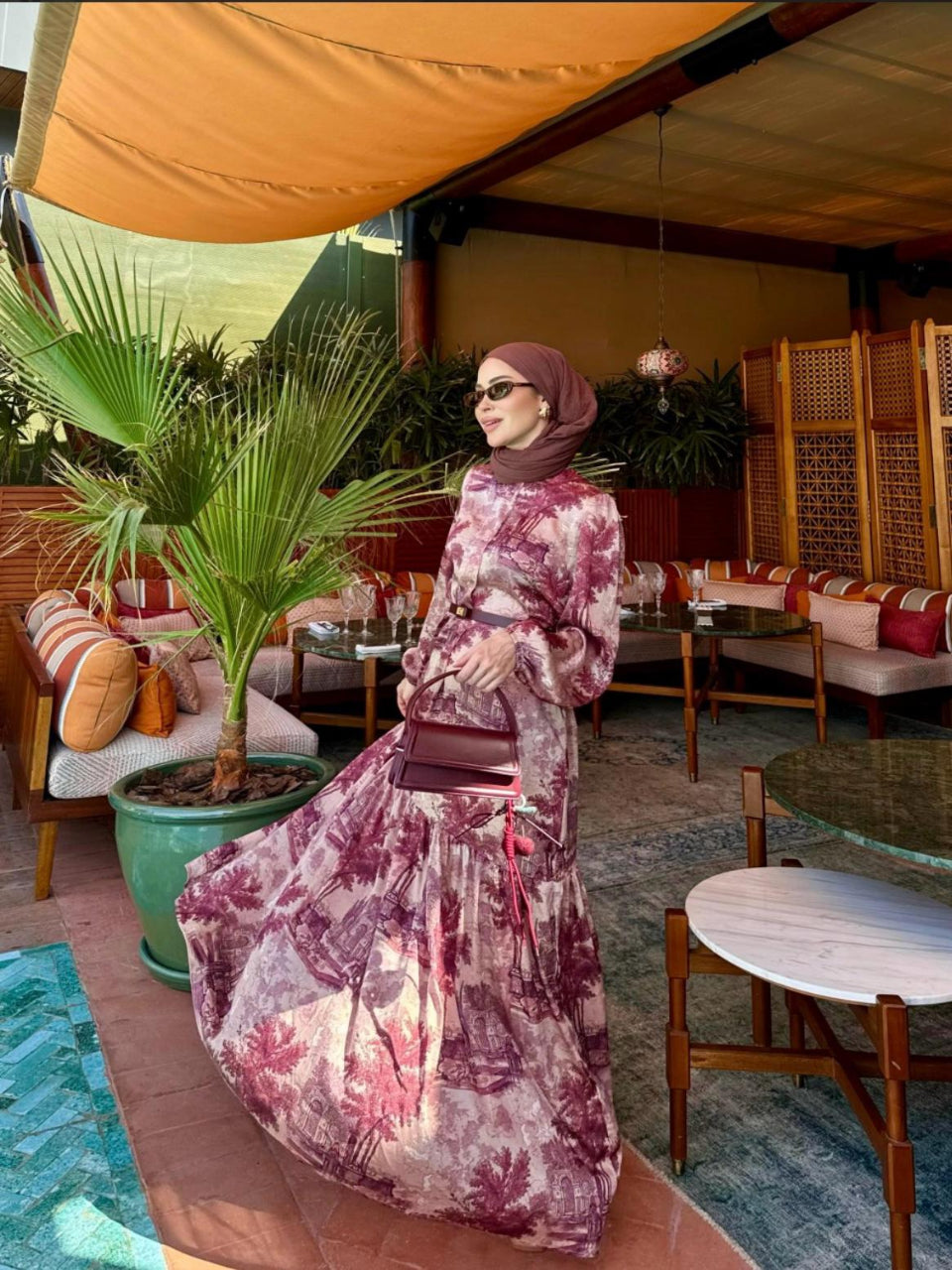 Ancient Printed Dress Blossom Collection