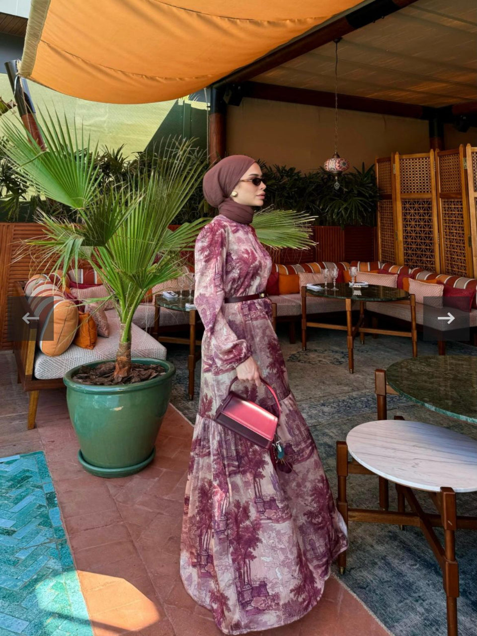Ancient Printed Dress Blossom Collection