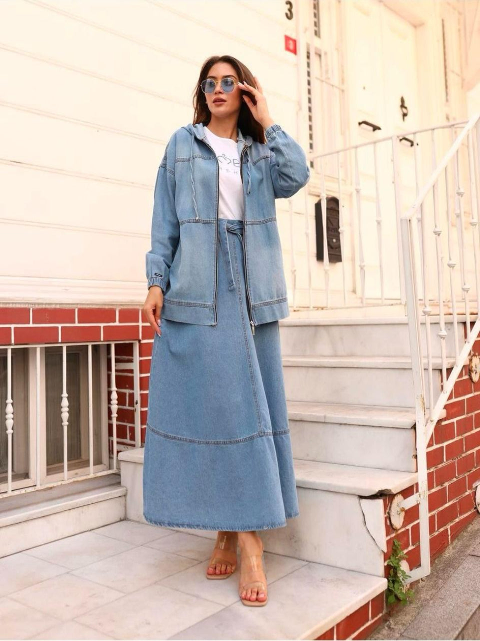 Denim Plus Size Collection 2Pcs Great Quality Jean Set