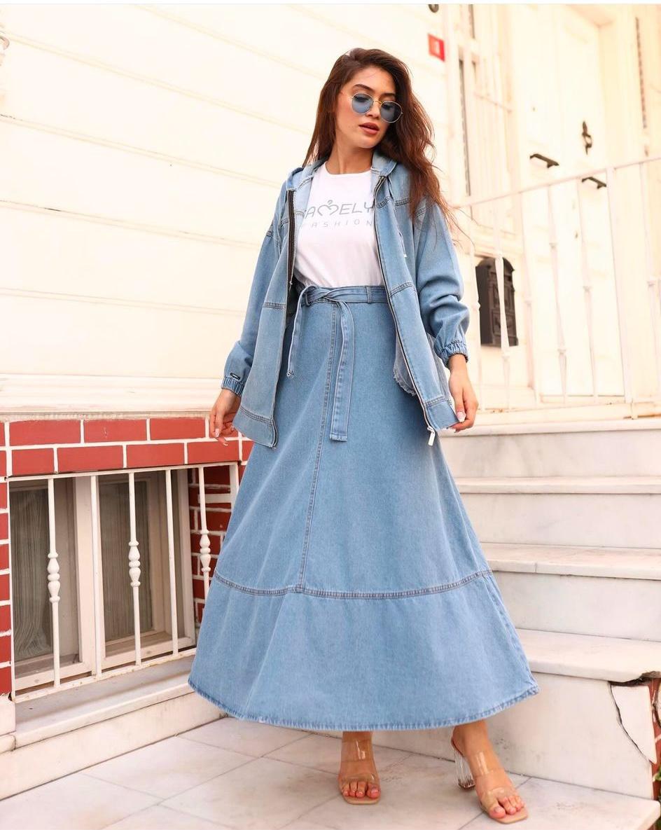 Denim Plus Size Collection 2Pcs Great Quality Jean Set