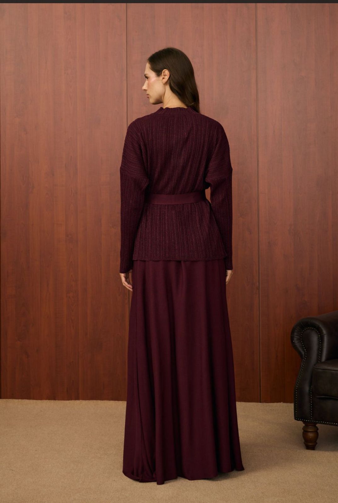 Two-piece knitted set