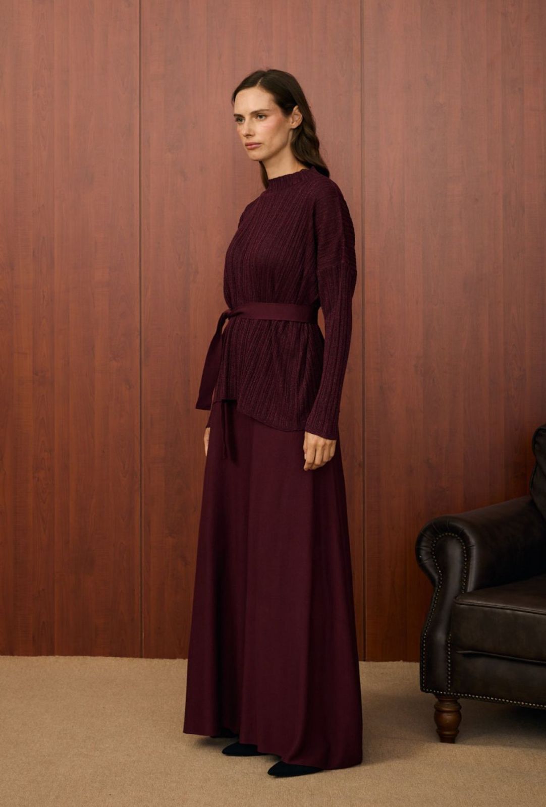 Two-piece knitted set