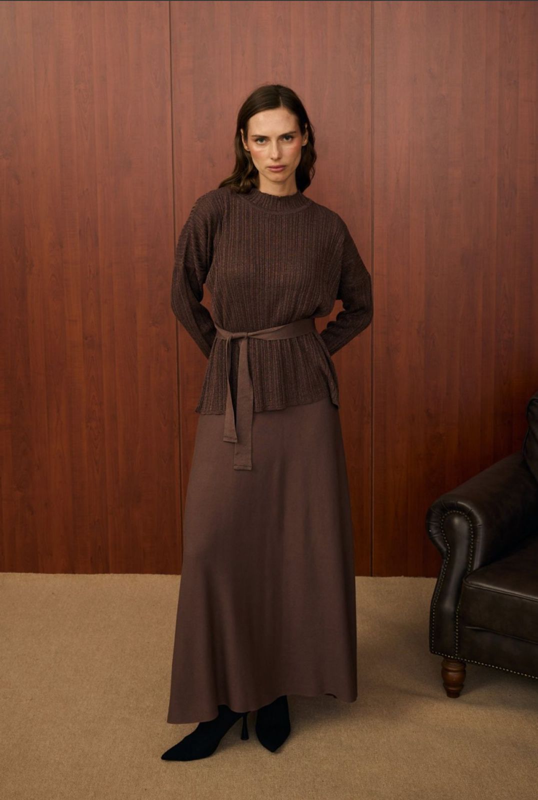 Two-piece knitted set