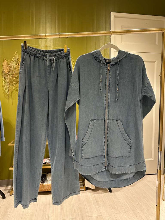 Denim Track Set