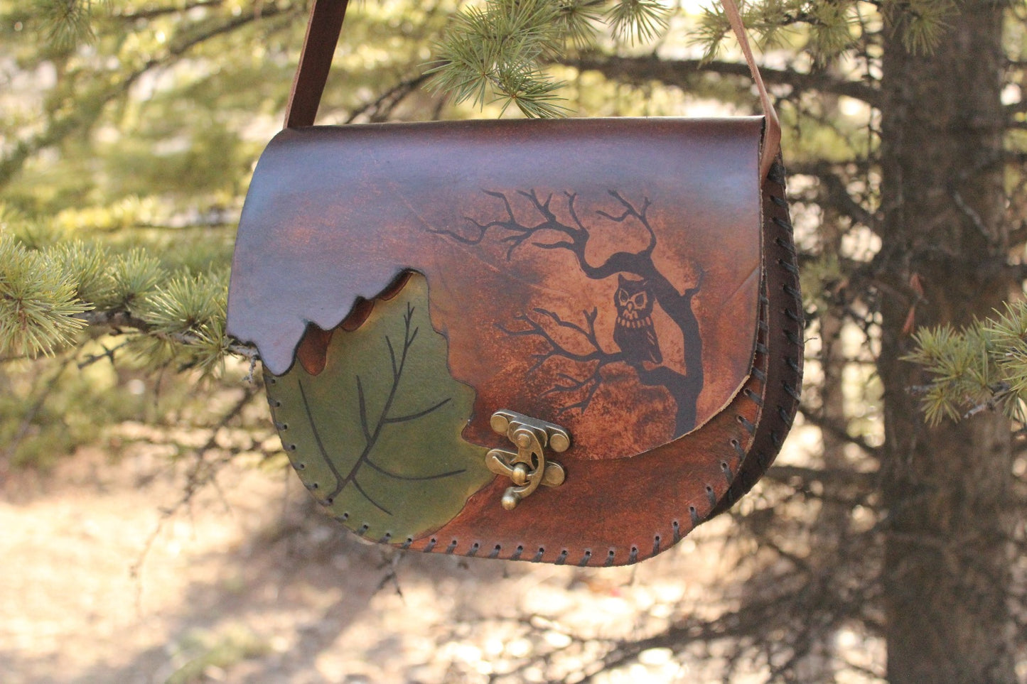 Leaf Leather Bag