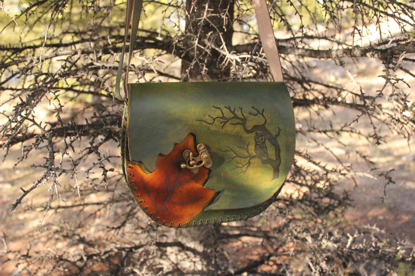 Leaf Leather Bag