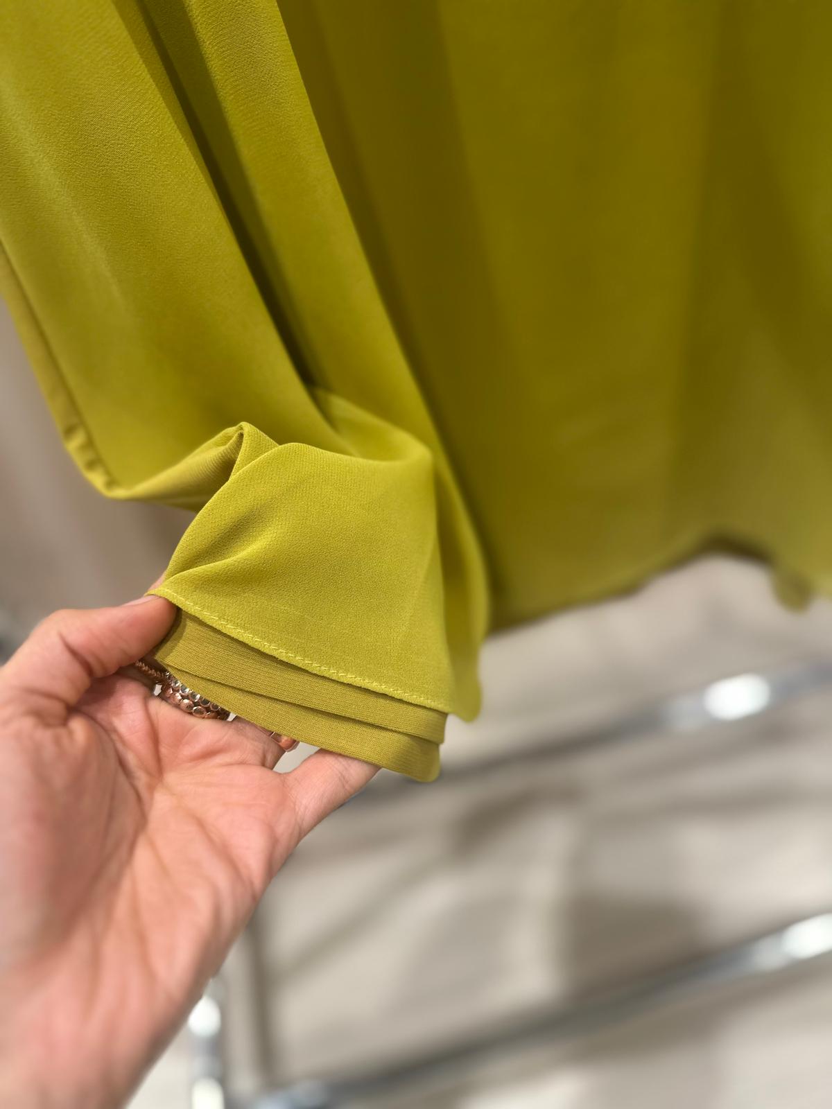 Plus Size Two-Piece Set with Tulle Detail Top (Long) – Fatma Danışman