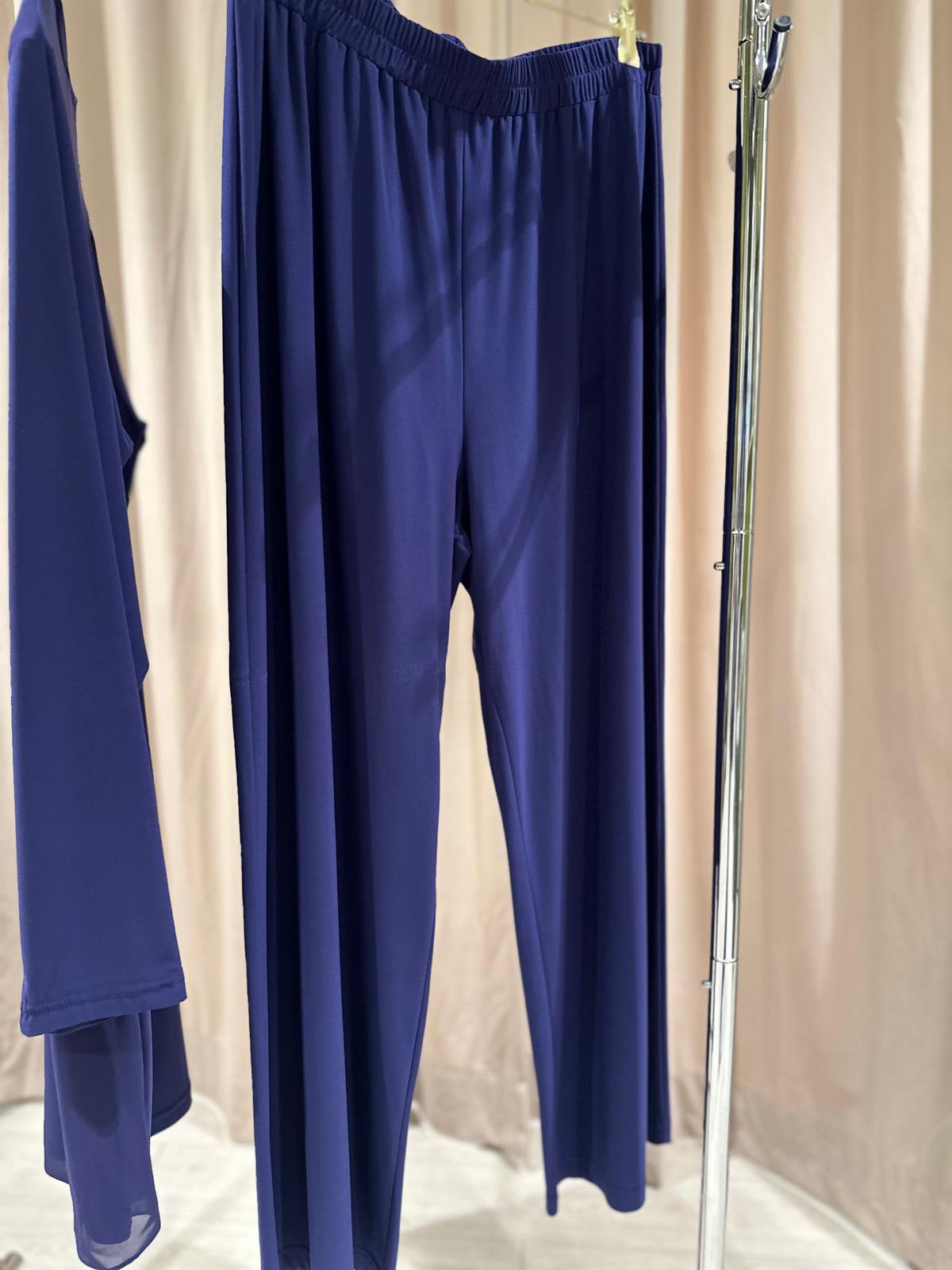 Plus Size Two-Piece Set with Tulle Detail Top (Short) – Fatma Danışman