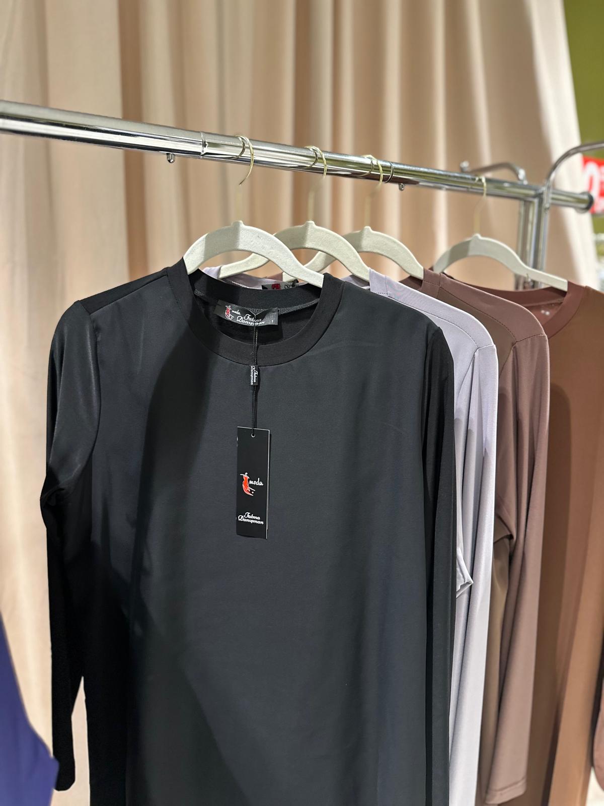 Plus Size Two-Piece Set with Tulle Detail Top (Short) – Fatma Danışman