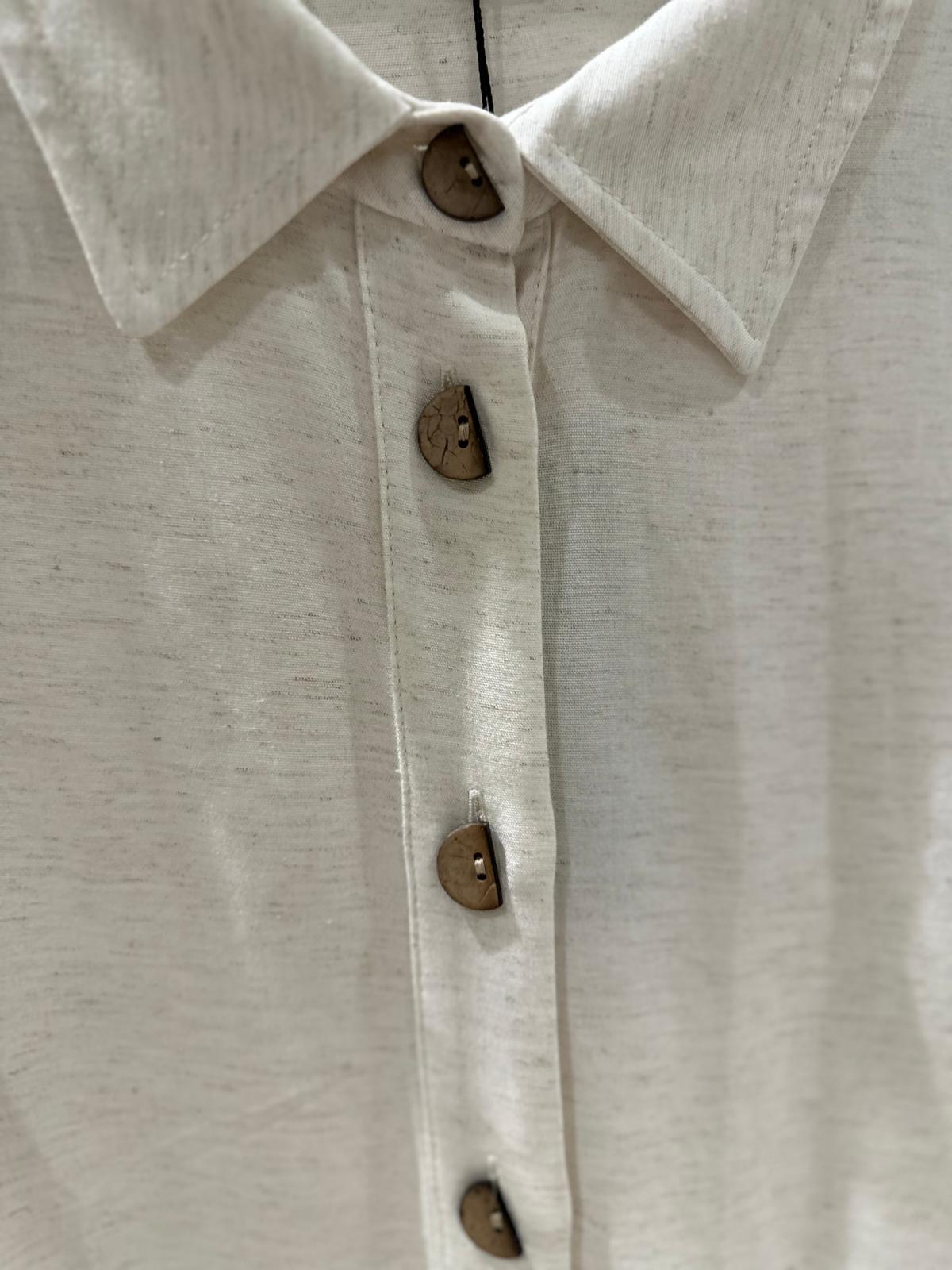 Plus Size Button-Front Top & Pants Set – Fatma Danışman