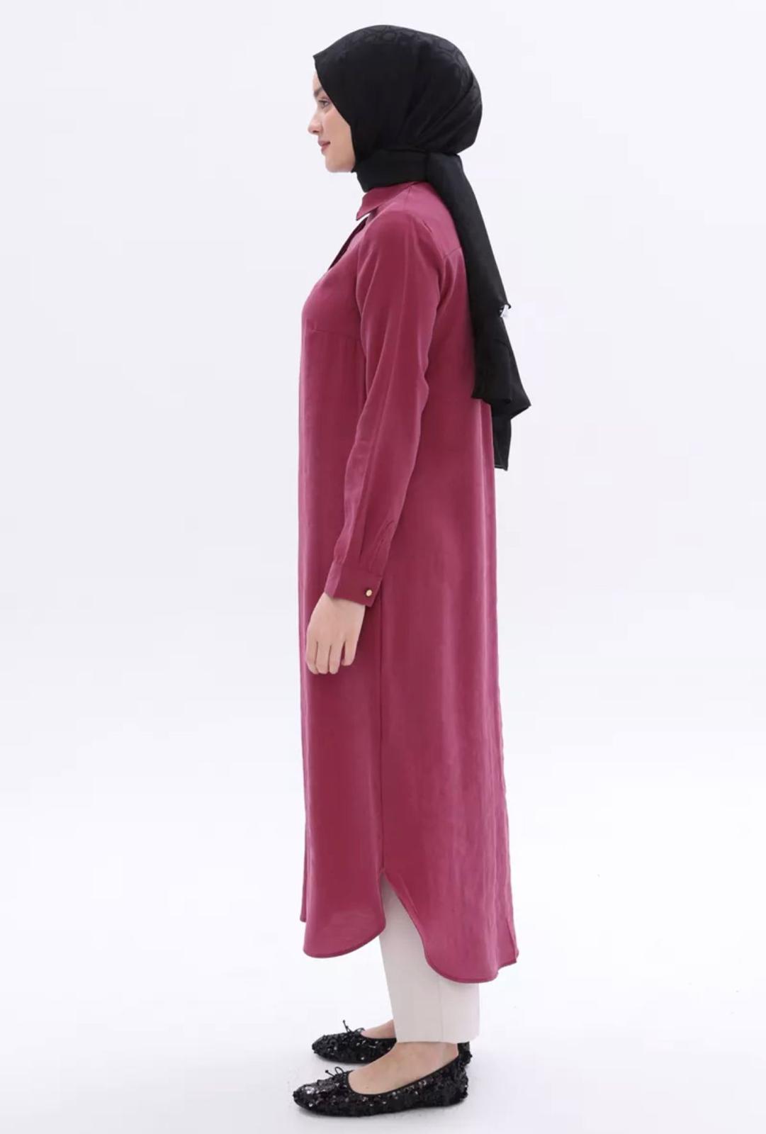 Blossom Collection Linen Long Shirt / Dress