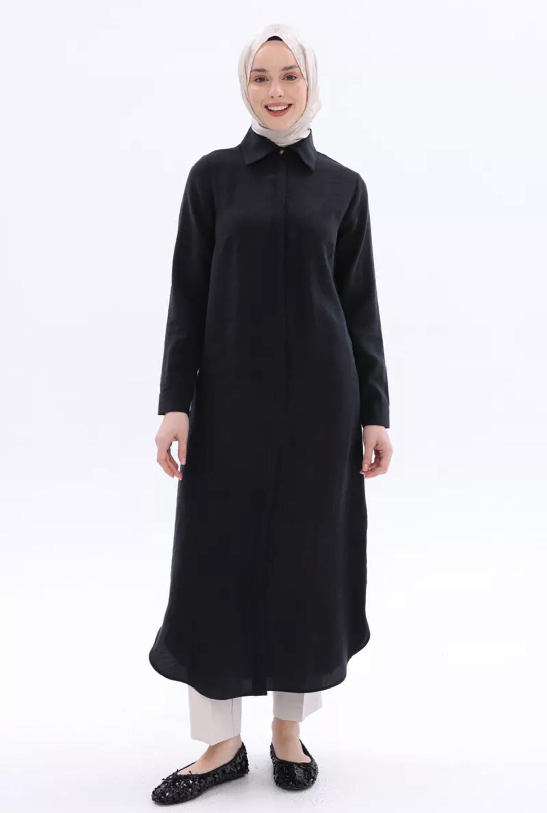 Blossom Collection Linen Long Shirt / Dress