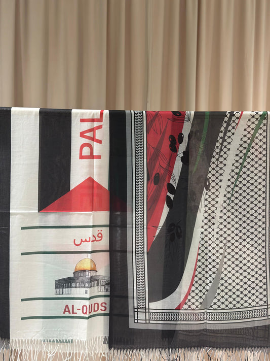 Keffiyeh Palestinian Shawl-Keffiyeh Scarf Wrap for Men And Women