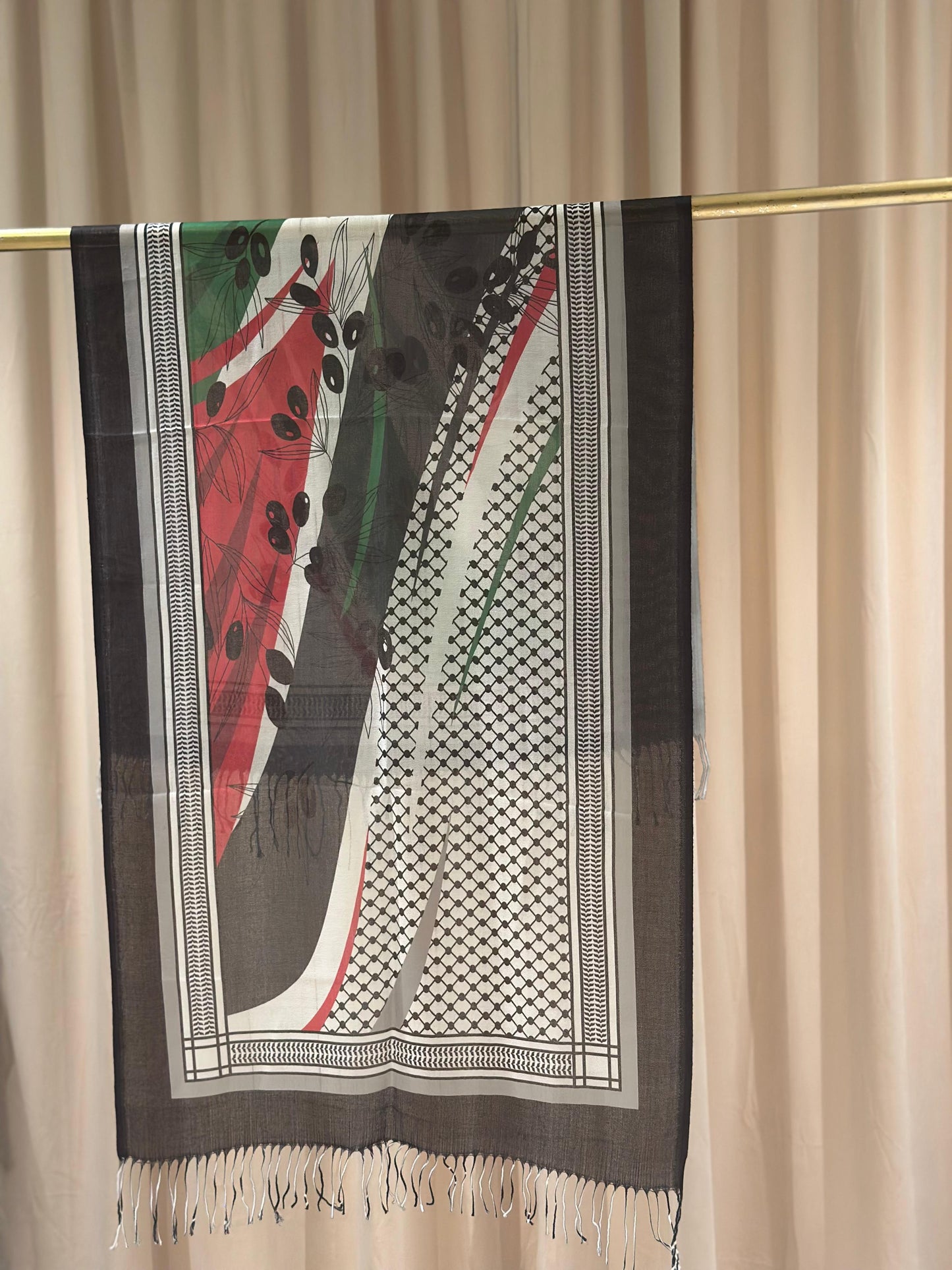 Keffiyeh Palestinian Shawl-Keffiyeh Scarf Wrap for Men And Women