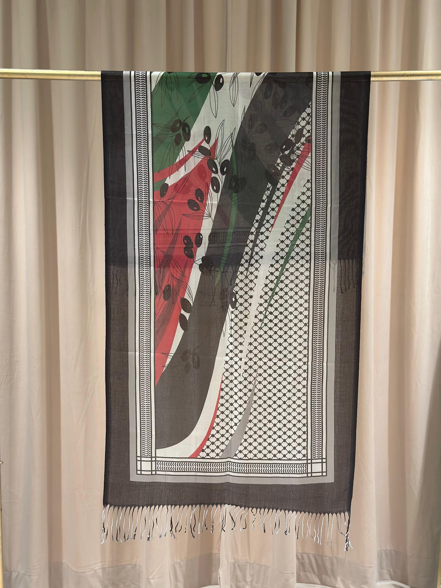 Keffiyeh Palestinian Shawl-Keffiyeh Scarf Wrap for Men And Women