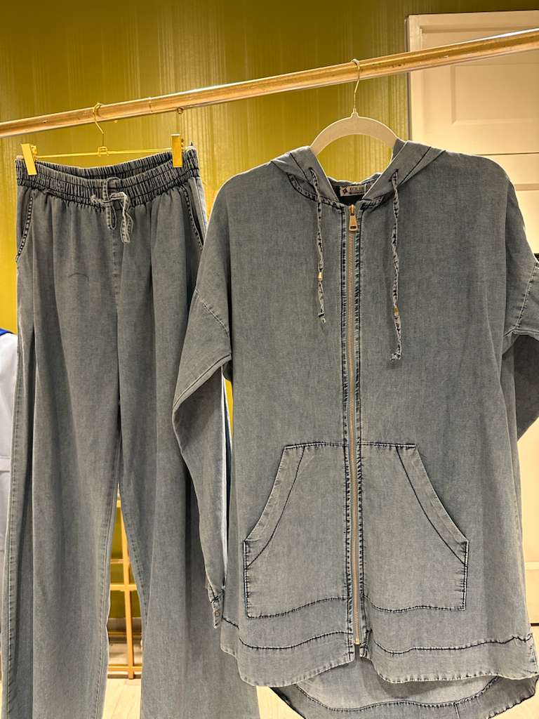 Denim Track Set