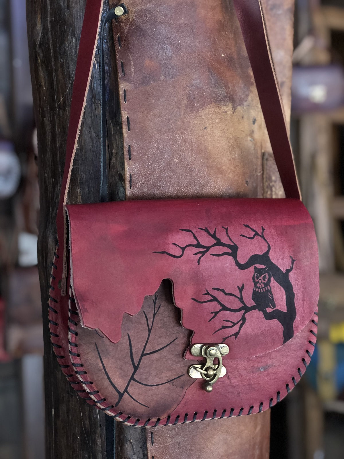 Leaf Leather Bag