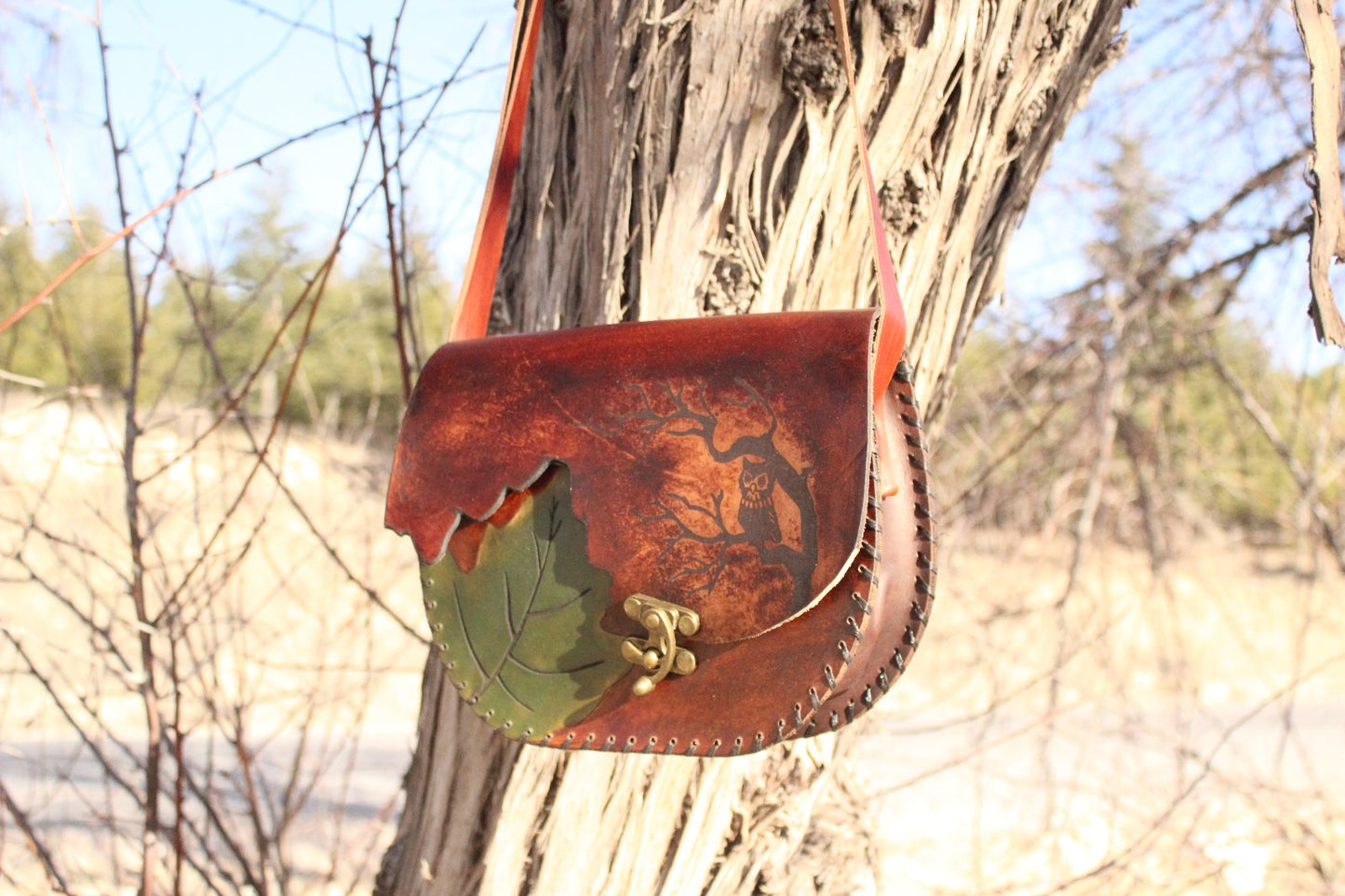 Leaf Leather Bag
