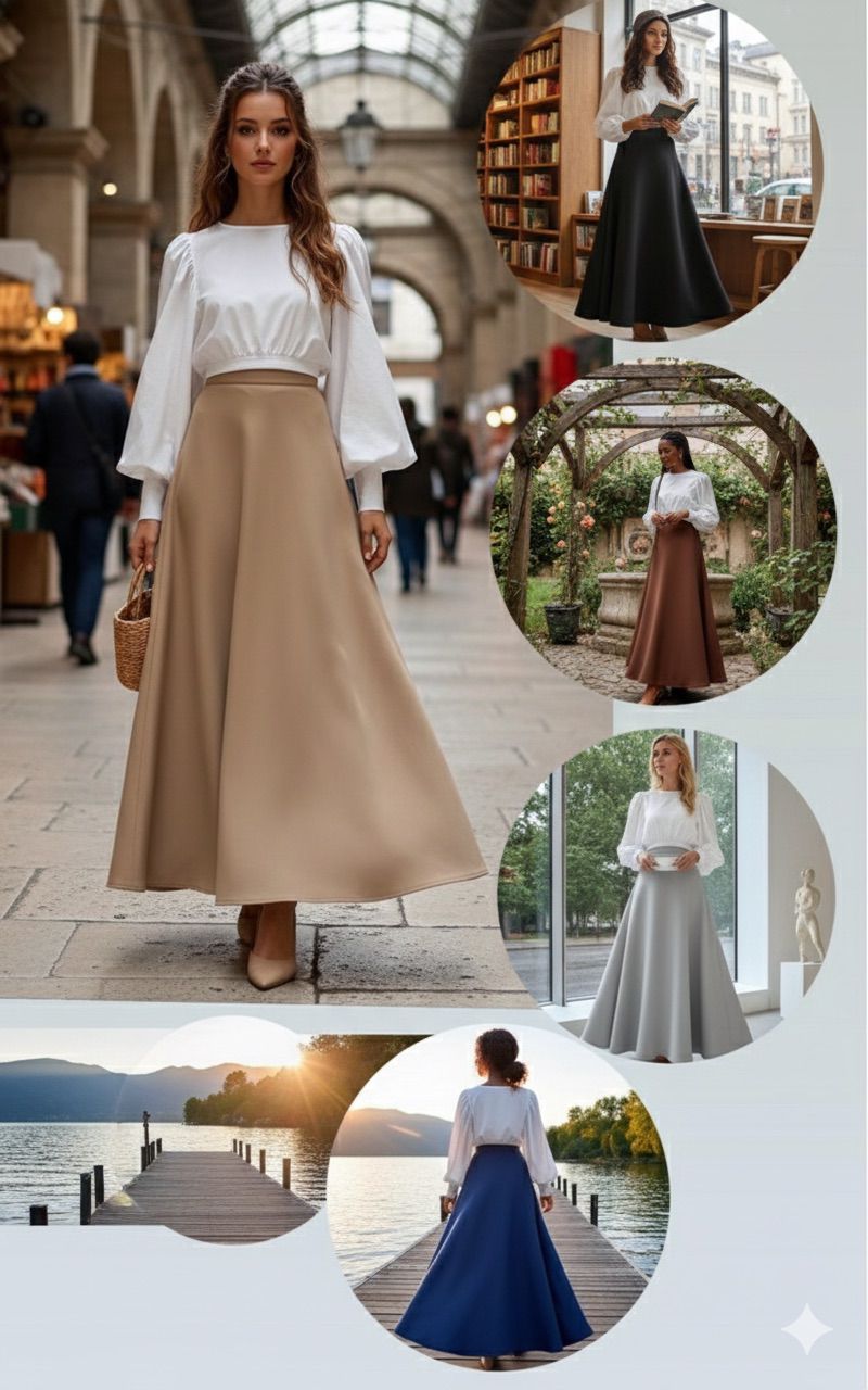 Timeless Scuba Skirt