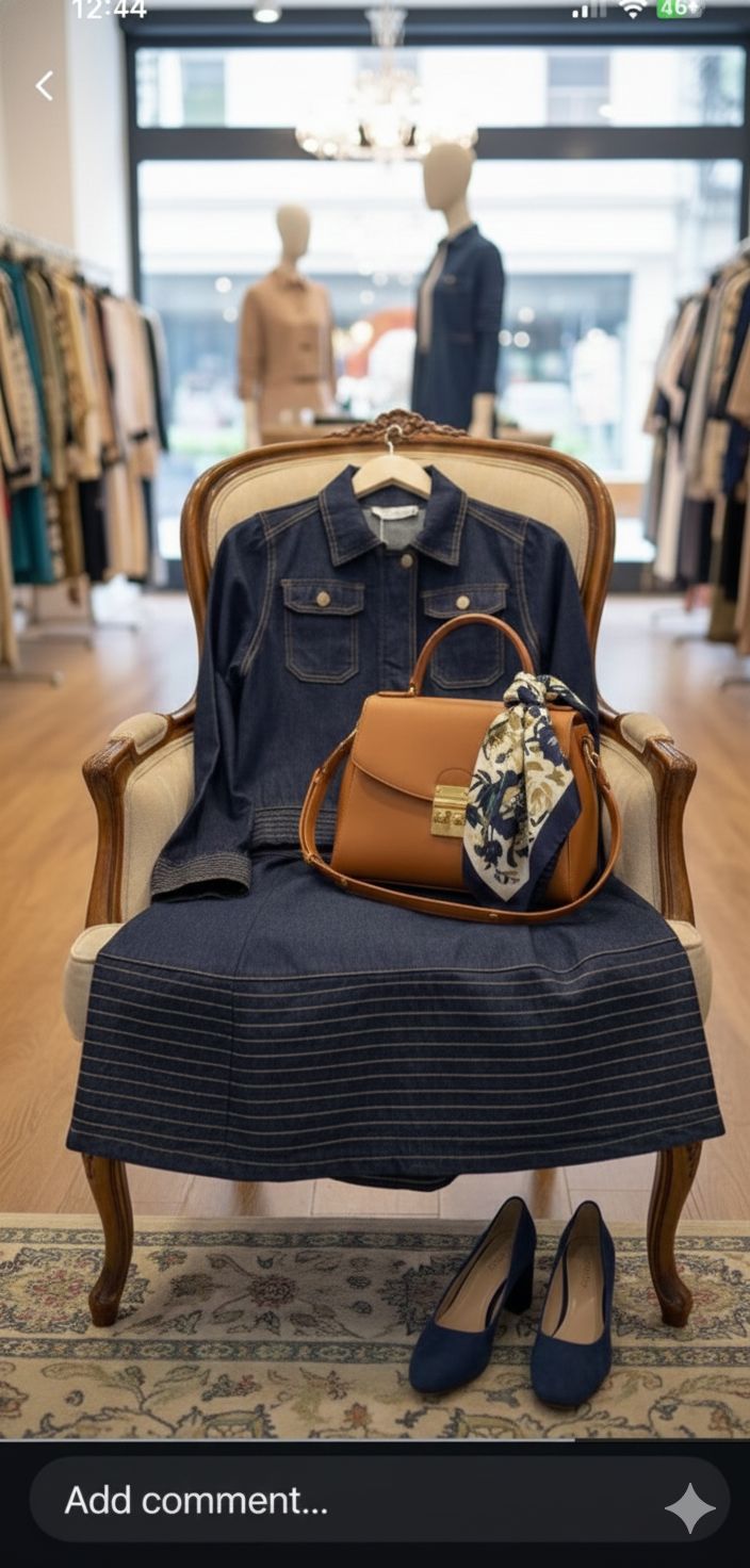 Qashe 3 Piece Skirt Vest Set