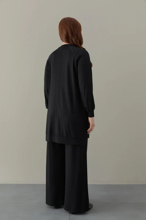 Plus Size Black Studded Tunic – Fatma Danışman