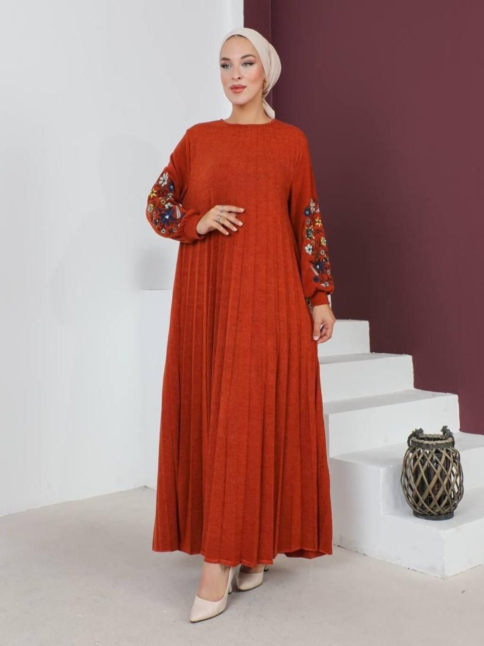 timeless elegance embroidered knit dresses elegant & detailed designs