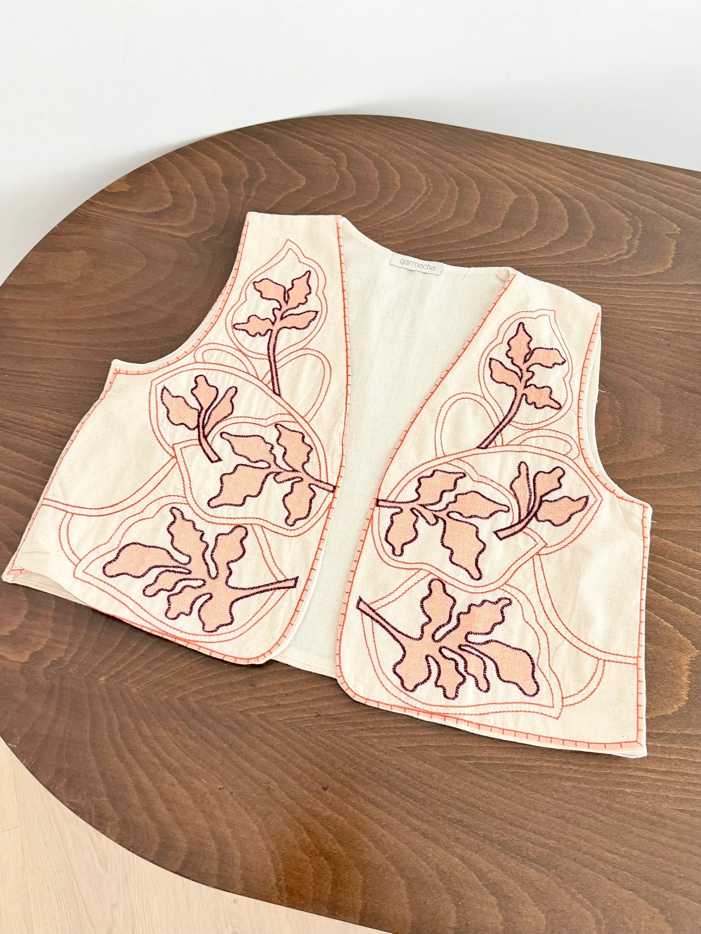 Leaf Embroidered Yelek