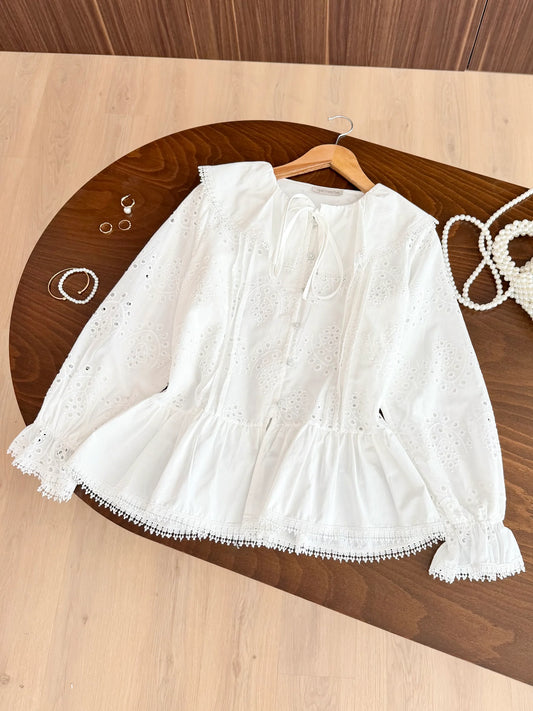 Guipure Romantic Blouse