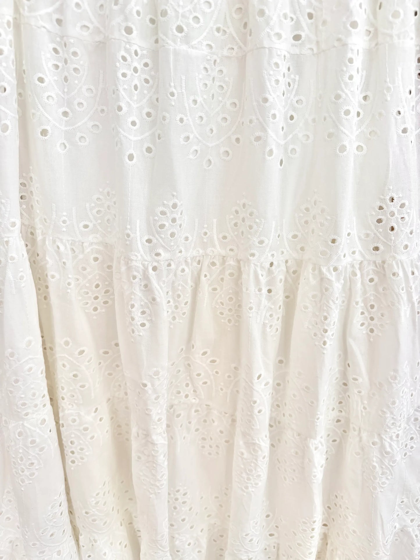 Tiered Scalloped Skirt