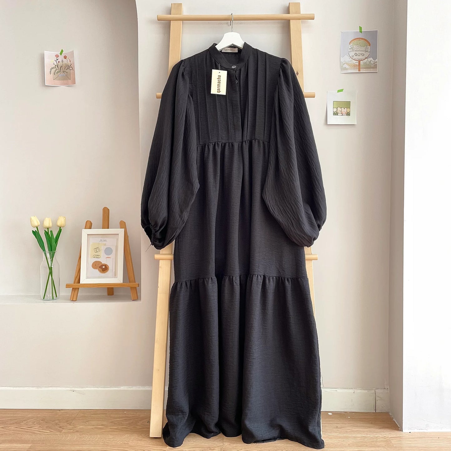 Front Gathered Dress