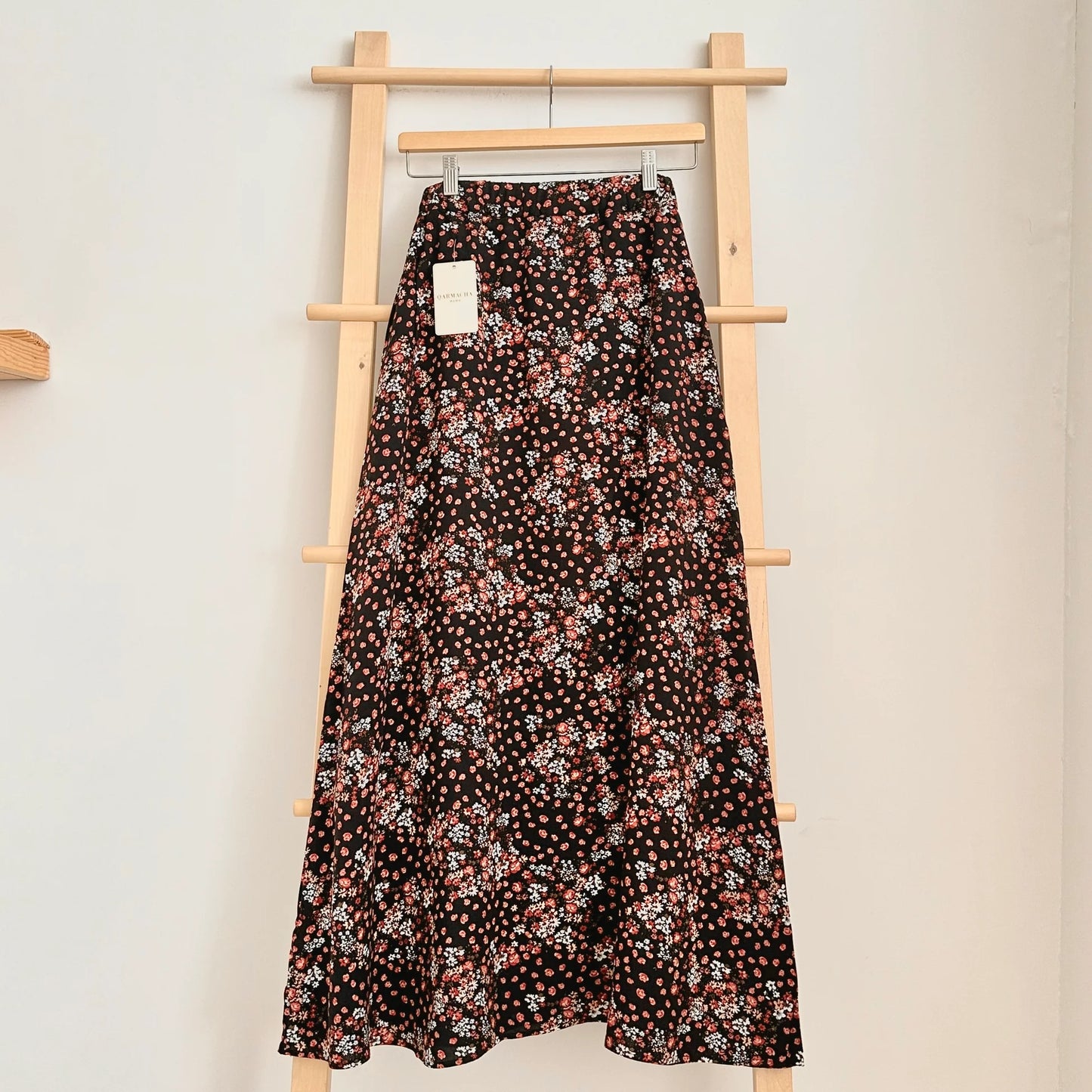Floral Viscose Skirt