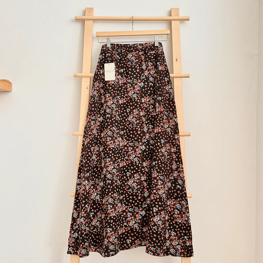 Floral Viscose Skirt